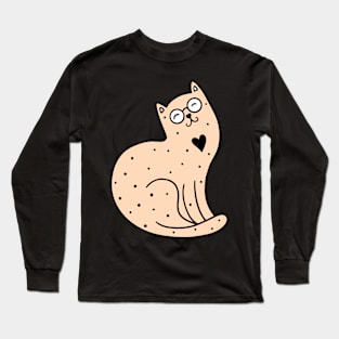 Doodle cat Long Sleeve T-Shirt